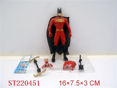 BAT MAN WITH LIGHT(2 COLORS ASSORTED) - ST220451