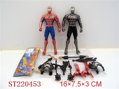 SPIDER MAN WITH LIGHT (2PCS) - ST220453