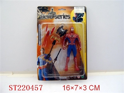 SPIDER MAN WITH LIGHT (2COLORS ASSORTED) - ST220457