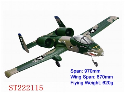 4CH R/C FM MODEL PLANE A10 Warthog - ST222115