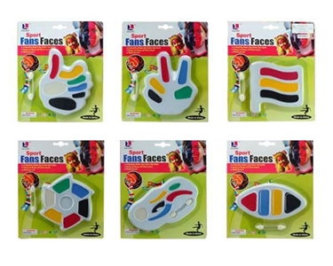 FANS FACES PAINTED(OILY & 6 KINDS) - ST222487