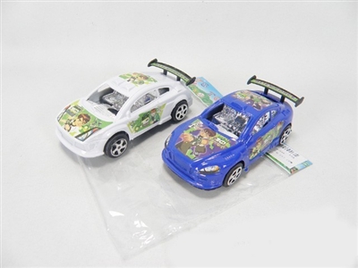 PULL-BACK CAR(2PCS 2 STYLES 6 COLORS ASSORTED) - ST222543