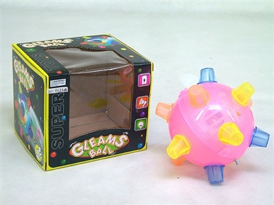 FLASHING JUMP BALL WITH AN ENGLISH SONG(6 LIGHTS) S SIZE - ST223250
