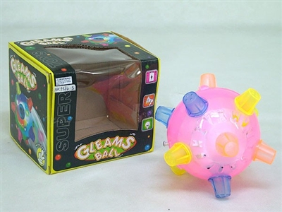FLASHING JUMP BALL WITH AN ENGLISH SONG(3 LIGHTS) S SIZE - ST223251