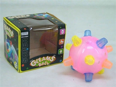 FLASHING JUMP BALL WITH AN ENGLISH SONG(4 LIGHTS) S SIZE - ST223255