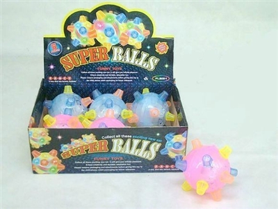 FLASHING JUMP BALL WITH AN ENGLISH SONG(3 LIGHTS) S SIZE - ST223256