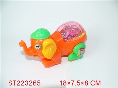 PULL STRING ELEPHANT W/LIGHT - ST223265