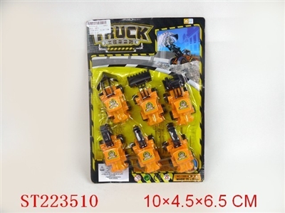 PULLING BACK ENGINING CAR 6STYTLES (6IN1) - ST223510