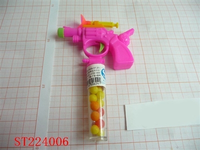CANDY TOYS WITH SOFT BULLET GUN STYLE - ST224006