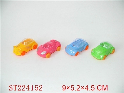 PULL BACK CARTOON CAR(CANDY CAN BE PUT) - ST224152