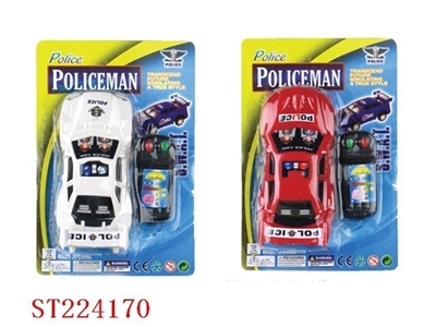 W/C POLICE CAR(2 STYLES 3 COLORS ASSORTED) - ST224170