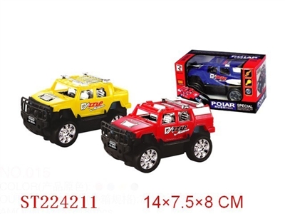 B/O HUMMER CAR WITH 4LIGHT(2 STYLES 4 COLORS) - ST224211