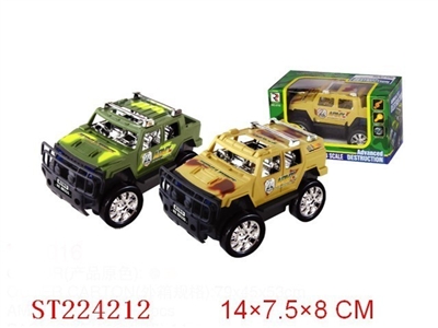 B/O HUMMER CAR WITH 4LIGHT (2 STYLES 2 COLORS) - ST224212
