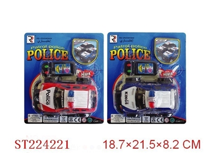 WIRE-CONTROL POLICE CAR (2 STYLES 3 COLORS) - ST224221