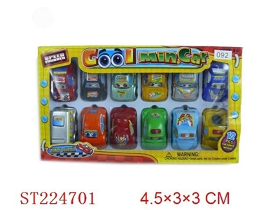 PULL-BACK CAR(12PCS) - ST224701