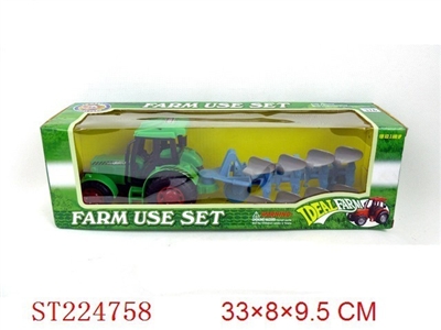 FRICTION TRACTOR FARM SET - ST224758