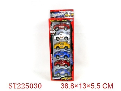 PULL BACK CAR(6PCS) - ST225030