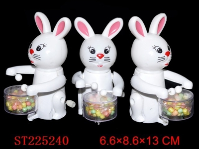 WIND UP CARTOON RABBIT(CAN PUT CANDY) - ST225240