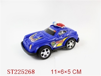 PULL-BACK POLICE CAR(2 COLORS ASSORTED) - ST225268