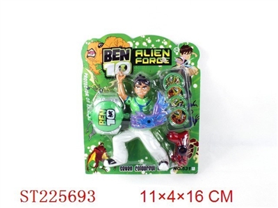 BEN10 ALIEN FORCE W/7COLOURFUL LIGHT 2STYLES MIXED - ST225693