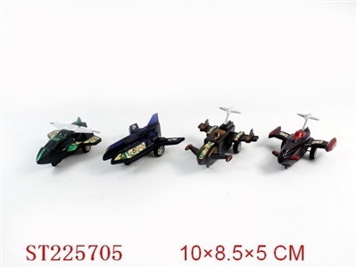 PULL-BACK PLANE 4STYLES ASSORDED - ST225705