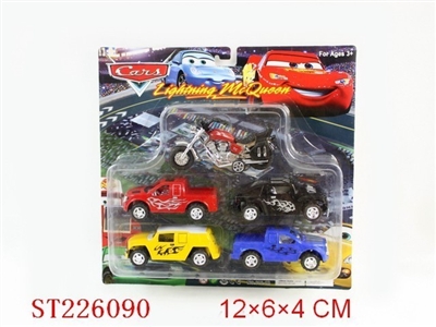 PULL-BACK CAR+MOTORCYCLE - ST226090