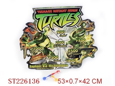 NINJA TURTLE MAGNETIC DARTBOARD - ST226136