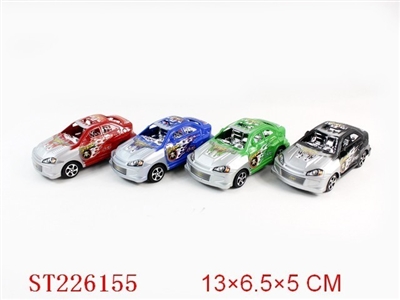 PULL-BACK CAR(4 COLORS ASSORTED) - ST226155