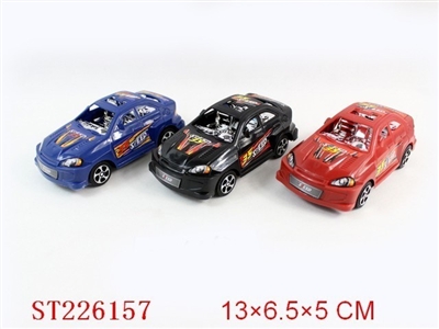 PULL-BACK CAR(3 COLORS ASSORTED) - ST226157