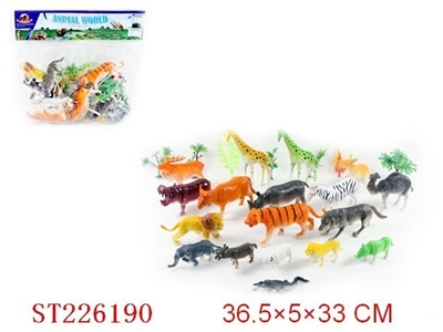 PLASTIC ANIMAL SET - ST226190
