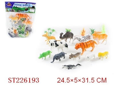 PLASTIC ANIMAL SET - ST226193