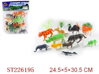 PLASTIC ANIMAL SET - ST226195
