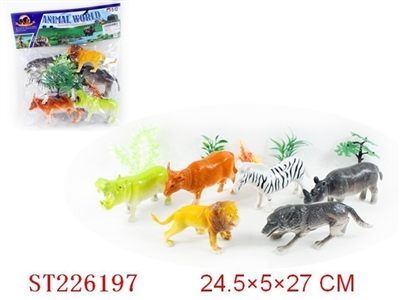 PLASTIC ANIMAL SET - ST226197