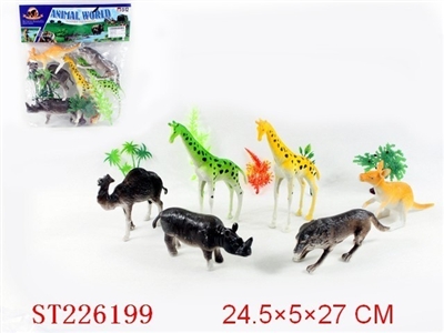 PLASTIC ANIMAL SET - ST226199
