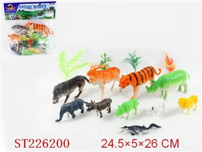 PLASTIC ANIMAL SET - ST226200