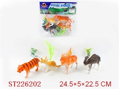 PLASTIC ANIMAL SET - ST226202