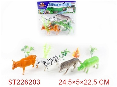 PLASTIC ANIMAL SET - ST226203