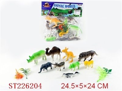 PLASTIC ANIMAL SET - ST226204