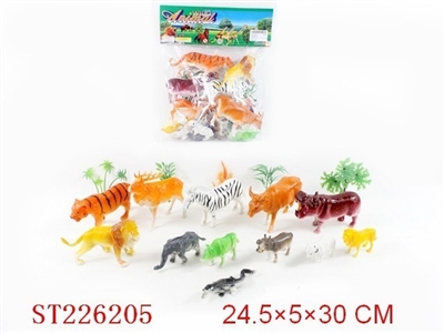 PLASTIC ANIMAL SET - ST226205