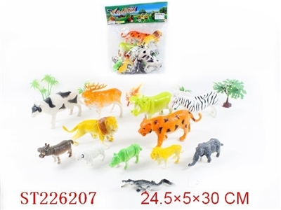 PLASTIC ANIMAL SET - ST226207