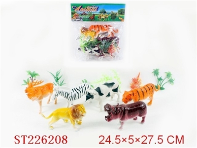 PLASTIC ANIMAL SET - ST226208