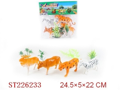 PLASTIC ANIMAL SET - ST226233