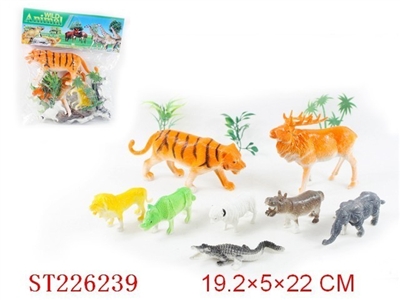 PLASTIC ANIMAL SET - ST226239