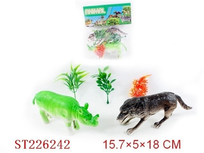 PLASTIC ANIMAL SET - ST226242