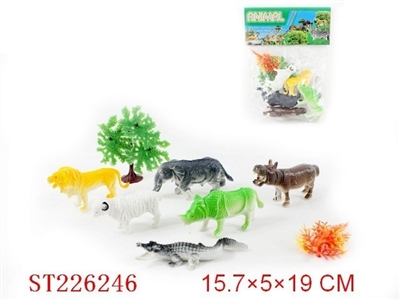PLASTIC ANIMAL SET - ST226246