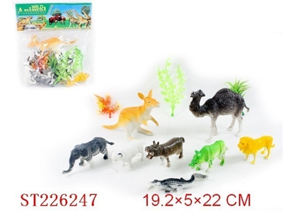 PLASTIC ANIMAL SET - ST226247