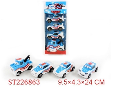 PULL-BACK STORY CAR(4STYLES MIXED) - ST226863