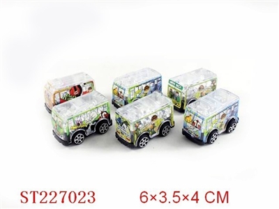 BEN10 PULL-BACK CAR(6PCS) - ST227023
