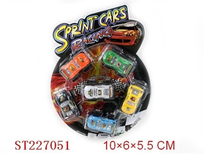 PULL-BACK CAR(6PCS) - ST227051