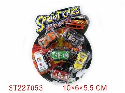 PULL-BACK CAR(6PCS) - ST227053